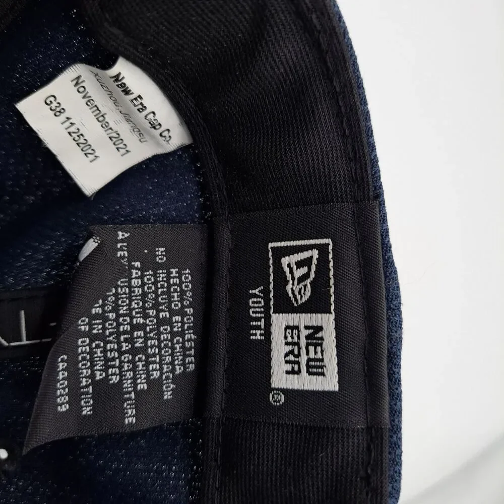 New Era 9FIFTY Dallas Cowboys Navy‎ Blue D Snapback Adjustable Hat Youth